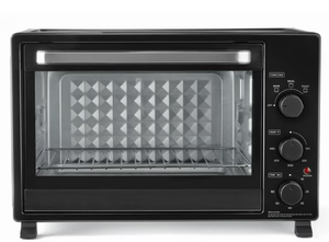 lot 675 image: Mainstays XL Toaster Oven, 32L 6-Slice Family Size, Black, 1500W