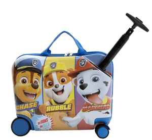 lot 676 image: Nickelodeon Paw Patrol Kids Ride On Luggage