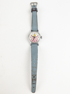 lot 40 image: Vintage Disney Alice In Wonderland Mechanical Character Watch -Runs When Wound