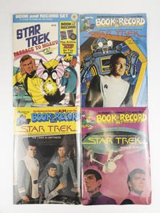 lot 41 image: Set of 4 Star Trek Book & Record Sets