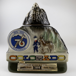 lot 86 image: Vintage 1876-1976 Colorado Centennial JIM BEAM Whiskey Decanter