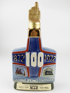 lot 87 image: Vintage JIM BEAM 1872-1972 Centennial 100th Anniversary Pikes Peak