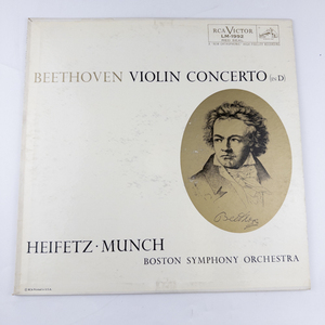 lot 100 image: BEETHOVEN Violin Concentro --Boston Symphony Orchestra. Munch LM-1992