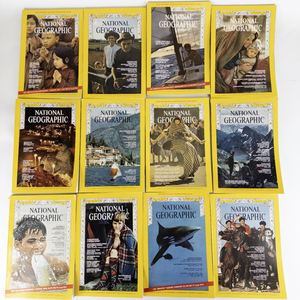 lot 114 image: 1968 National Geographics Magazines - All Issues
