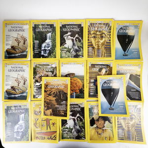 lot 123 image: 1977 National Geographics Magazines with Duplicates