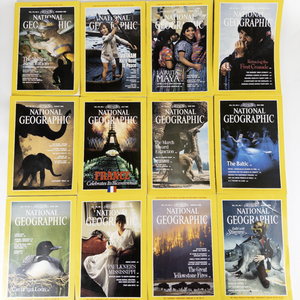 lot 135 image: 1989 National Geographics Magazines with Maps