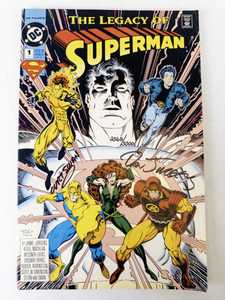 lot 151 image: THE LEGACY OF SUPERMAN SIGNED Curt Swan, Dan Jurgens #25625000