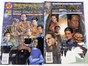 lot 152 image: Set of 2 STAR TRECK DEEP SPACE NINE COMICS #1 & 4