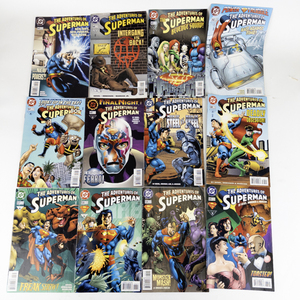 lot 165 image: Group of 12 DC Comics The Adventures of Superman 1996-1997