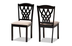 Baxton Studio Delilah 2-Pc. Dining Chair Set