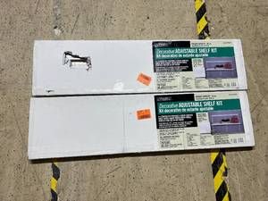 2 Everbilt Decorative Shelf Kits
