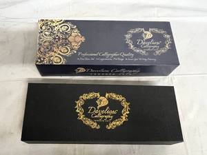 2 Packs of Daveliou Calligraphy 20pc Sets - Black