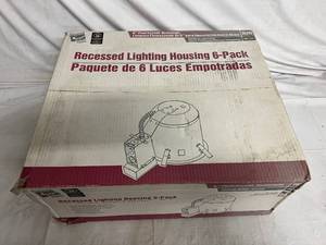 Commercial Electric Recessed Lighting Housing 6 Pack