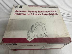 Commercial Electric Recessed Lighting Housing 6 Pack