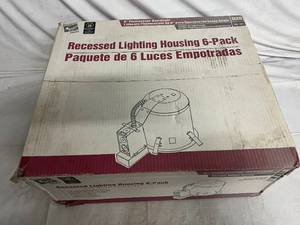 Commercial Electric Recessed Lighting Housing 6 Pack