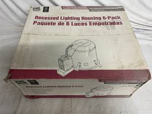 Commercial Electric Recessed Lighting Housing 6 Pack