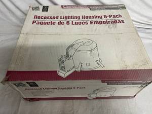 Commercial Electric Recessed Lighting Housing 6 Pack
