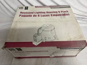 Commercial Electric Recessed Lighting Housing 6 Pack