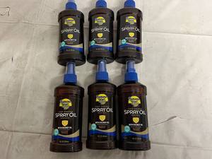 6 Bottles of Banana Boat Deep Tanning Spray Oil - 4 SPF