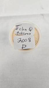 2008 John Q Adam Presidential Dollar Coins