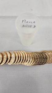2010 Pierce Presidential Dollar Coins