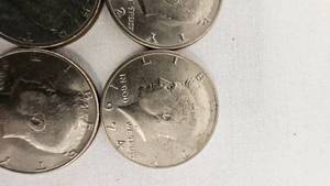 Mercury Dimes  and 72,73,74 Kennedy Half Dollars