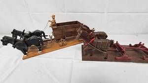 Horse and Carriage Folkart