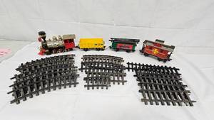 Sante Fe Model Train and Tracks