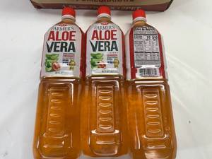 LL. 3x 1.58qt OKF Farmers Aloe Vera-Pomegranate Flavored