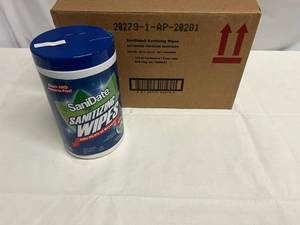 P. 6x 125ct Sanidate Sanitizing Wipes