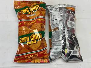 JJ. 8x 4.05oz  BBQ Corn Chips-Great for Dips