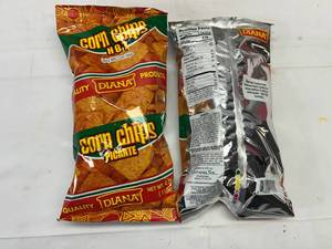 JJ. 8x 4.05oz  BBQ Corn Chips-Great for Dips