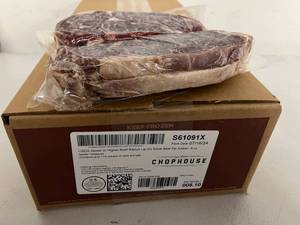 H. 8.10lbs Beef Ribeye Lip On Steak-Two Rivers Chophouse