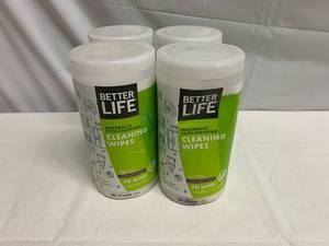 SSS. 4x 70ct Naturally Filth Fighting Cleaning Wipes-Better Life