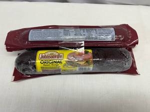 CC. 2x 20oz Frozen Johnsonville Original Summer Sausage