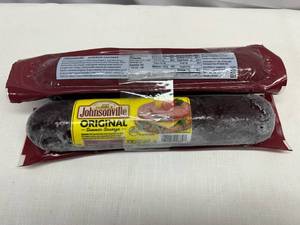 CC. 2x 20oz Frozen Johnsonville Original Summer Sausage
