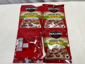 MM. 4x 3.25oz Jack Links Chicken Bites-Jalapeno
