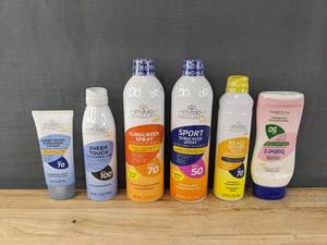 lot 217 image: Brand New Total of 6 Studio Selection Sunscreen Spray SPF 50-100 D