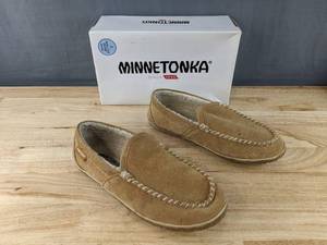 lot 21M image: Mens Minnetonka Moccasin Tilden Size 11M Cinnamon N