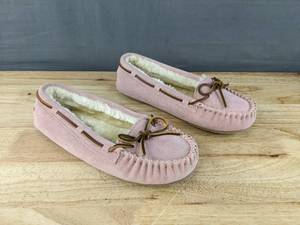 lot 66M image: New Womens Minnetonka Moccasin Cally Size 7 Pink Blush N