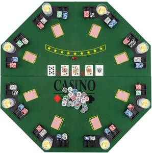 lot 202 image: Brand New Giantex 48 Poker Table Top in Green B