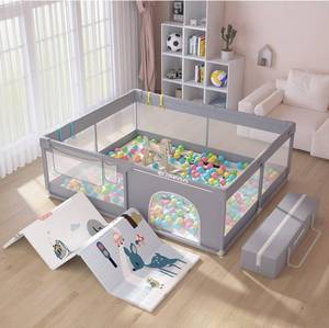 lot 204 image: Brand New Supfoo Extra Large Baby Playpen with Mat B