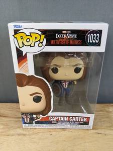 lot 232J image: Brand New Funko Pop Marvel Studios Doctor Strange In The Multiverse Of Madness Captain Carter #1033 Figure V