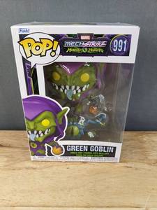 lot 282J image: Brand New Funko Pop Marvel Mech Strike Monster Hunters Green Goblin #991 Figure V