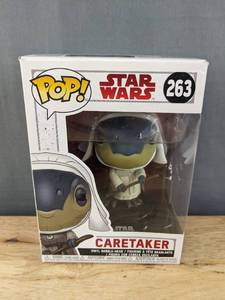 lot 117J image: Brand New Funko Pop Star Wars Caretaker #263 Figure V