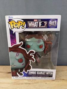 lot 127J image: Brand New Funko Pop  Marvel Studios What If... Zombie Scarlet Witch #943 Figure V