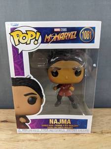 lot 132J image: Brand New Funko Pop Marvel Studios Ms Marvel Najma #1081 Figure V