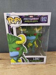 lot 137J image: Brand New Funko Pop Marvel Mech Strike Monster Hunters Loki #992 Figure V