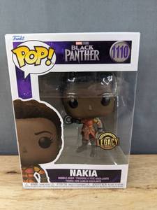 lot 22J image: Brand New Funko Pop Marvel Studios Black Panther Nakia #1110 Figure V