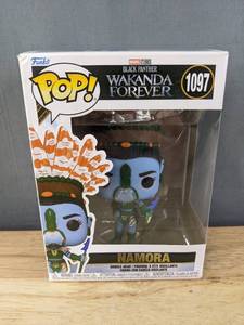 lot 37J image: Brand New Funko Pop Marvel Studios Black Panther Wakanda Forever Namora #1097 Figure V